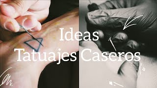 IDEAS y CONSEJOS para Handpoke  TATUAJES con aguja y tinta HANDPOKE [upl. by Ahsea]