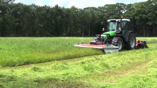 KUHN PZ Range  Mower Conditioners In action [upl. by Demetri346]