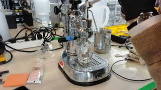 La Pavoni Professional  Test Video [upl. by Bobbee]