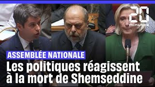 «Crime dhorreur» «fait de société» les politiques réagissent à la mort de Shemseddine [upl. by Silsbye]