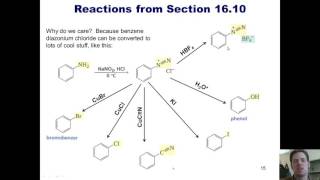 Chapter 16 – Electrophilic Aromatic Substitutions Part 3 of 6 [upl. by Oigolue302]