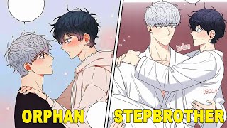 The Orphan Guy Fell In Love With His Stepbrother  BL Yaoi Manga Manhwa recap [upl. by Witherspoon]