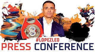 Venado Lopez vs Angelo Leo  PRESS CONFERENCE [upl. by Motch]