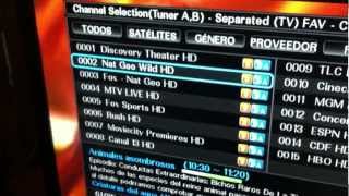 Azbox Premium HD PlusiBoxTwinCASZapping HD [upl. by Eirallih]