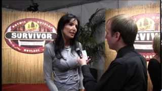 Monica Culpepper  Survivor Blood Vs Water red carpet interview [upl. by Jobie89]