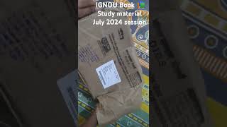 😀 IGNOU Book 📚 study material july 2024 session shortvideo ignouuniversity studymaterial shorts [upl. by Kerman]