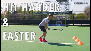 Hit harder with this drill  Hertzberger TV  Field hockey tutorial [upl. by Carolan]