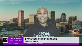 Reeta quotNFL Chickquot Hubbard discusses Jackson vs Mahomes this weekend [upl. by Eeleimaj]