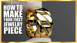 How To Make Your First Piece Of Jewelry  Starting A Jewelry Business [upl. by Normi]