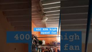 400 RPM high speed fan [upl. by Geri]