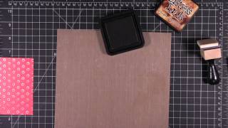 Quick Tip  Ideas for Embossed Cardstock [upl. by Holms]