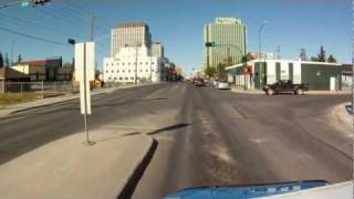 Yellowknife  Airport to Downtown via Old Airport Road [upl. by Allbee949]