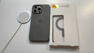 Otterbox Lumen Series Case with MagSafe for iPhone 15 Pro Max review [upl. by Airekat]