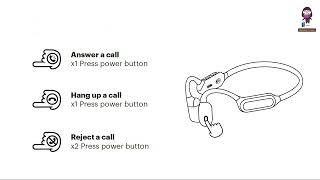 ONN Wireless Bone Conduction Headphones  Model 100094794 Detailed User Guide amp Setup [upl. by Steere]