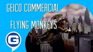 GEICO Direct Commercial  Flying Monkeys 🐒🪽 2001 [upl. by Pease]