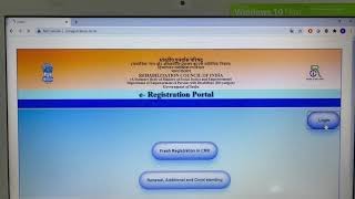 RCI eportal registration and Renewal and ecertificate download [upl. by Kuth]