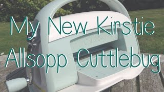 My New Kirstie Allsopp Duck Egg Blue Cuttlebug [upl. by Bates233]