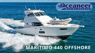 2011 Maritimo 440 Offshore FOR SALE  Oceaneer Marine Brokers [upl. by Scevo]