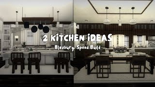 ♡ BLOXBURG  2 Kitchen Ideas  Roblox Speed Build ♡ [upl. by Auhsej413]