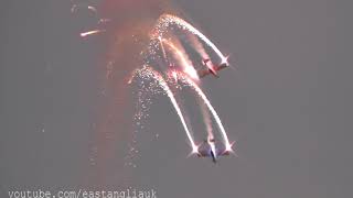 Day 1 At Clacton On Sea Essex air show display night flight amp fireworks on planes [upl. by Quitt435]