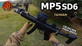 MP5 SD6 CYMA ACTION  CM041SD6 HIGHSPEED  Rysie Airsofting 4K [upl. by Ulrick]