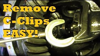 Remove CClip Axles Shafts  QUICK AND EASY [upl. by Adamson]