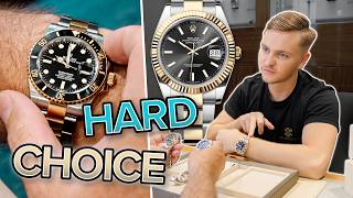 Rolex Dilemma Submariner Vs Datejust 41 [upl. by Jepum]