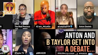 Anton Grills B Taylor But She Wont Answer the Questions Combative or Smart  Lapeef quotLets Talkquot [upl. by Baler]