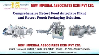 Automatic Autoclave Retort Sterilisation Plant  Ready to Eat Food Retort Machine  Retort Machine [upl. by Ymiaj]