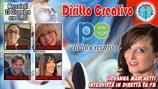 DIRITTO CREATIVO  EQuarta CMingiardi MATilloca e PPelizzi intervistati da Giovanna Marchetti [upl. by Nahtad]