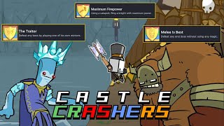 Trying To Get Every Achievement In Castle Crashers [upl. by Niuq]