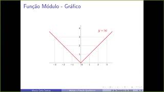 MATBAS Funções Modulares e Quadráticas [upl. by Rap]