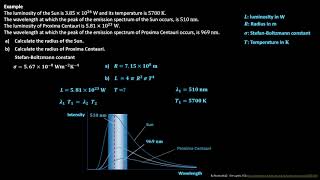 Physics for A level StefanBoltzmann law and Stellar Radii [upl. by Goodard]