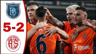 Istanbul Basaksehir vs Antalyaspor 52 All Goals ResultsHighlights2024 Krzysztof Piatek Goals [upl. by Redvers366]