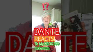 DANTE REACTS®️™️ To My XBOX 360 Collection dante devilmaycry xbox360 cosplay gamingcosplay [upl. by Crispen]