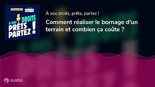 Comment réaliser le bornage dun terrain et combien ça coûte [upl. by Amahs]