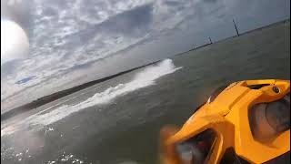 Seadoo GTI 130 and Seadoo RXTX 260 RS Sea Palling Norfolk UK [upl. by Gold912]