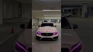 IS This The COOLEST C63S💖 Parking Light Setup mercedes [upl. by Ayotal]