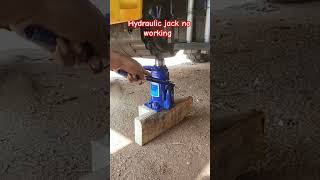 hydraulic jack not working hydraulic hydrulicpress repairs reels [upl. by Oly328]