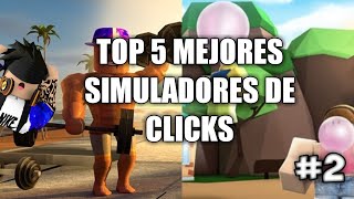 TOP 5 MEJORES SIMULADORES DE CLICKS DE ROBLOX 2 [upl. by Rhoads]