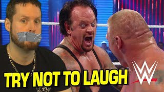 WWE Try not to LAUGH CHALLENGE [upl. by Otrebile]