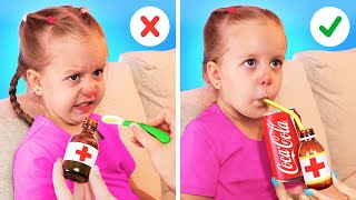 Rich VS Broke  Parenting Hacks Cool Gadgets and Useful Hacks by 123 GO [upl. by Tada]