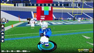 THROWING DIMES WITH THE WORST WRS IVE EVER SEEN Roblox NFL Universe Football Cardinals vs Colts [upl. by Ssyla]