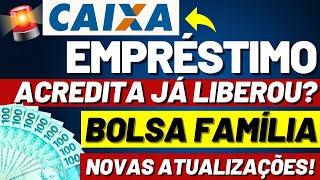 🤑EMPRÉSTIMO ACREDITA LIBERADO p BOLSA FAMÍLIA e CADÚNICO QUAIS BANCOS LIBERARAM ATUALIZAÇÕES [upl. by Nitsirt]