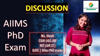 AIIMS PhD Question Paper Discussed 2024  PhDJRF exams [upl. by Abernon]