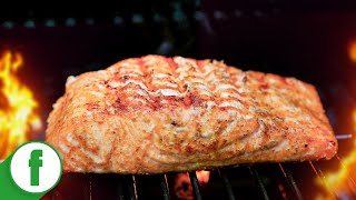 Gegrillter Lachs mit Ölmarinade  Beste Grillrezepte mit Fisch [upl. by Hairas]