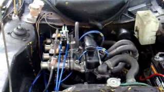 Mk2 escort 1620 xflow on twin dellorto dhla 40s  poorly engine [upl. by Psyche]