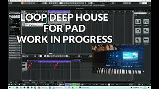 DEEP HOUSE DRUMS FOR PAD AKX1100 [upl. by Saffier]