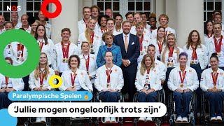 Medaillewinnaars van Paralympische Spelen gehuldigd [upl. by Inalawi19]