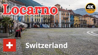 Locarno Switzerland 🇨🇭 4K Walking Tour  July 2024 [upl. by Kimberlee]